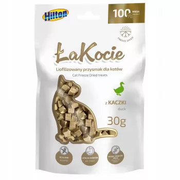 HILTON Snacks de pato liofilizado - snacks para gatos - 30 g