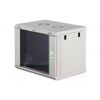 Carcasa rack de pared de 9U DIGITUS Dynamic-N DN-37104, 600 x 450 mm, IP20, cerradura con llave, sin montar