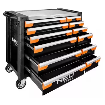 Armario de taller NEO tools PRO 12 cajones 84-225, robusto almacenamiento de acero para herramientas