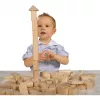 Eichhorn bloques de construcción de madera natural, juguete de construcción