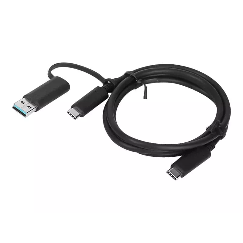 Cable USB Lenovo 4X90U90618 USB 3.2 Gen 1 (3.1 Gen 1) 1 m USB A/USB C USB C Negro