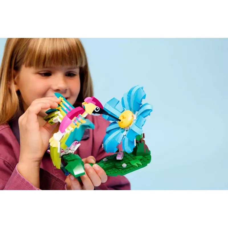 LEGO CREATOR 3 EN 1 31384 Animales salvajes: Colibrí multicolor