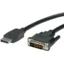Adaptador de cable de vídeo VALUE 11.99.5619 1,5 m DisplayPort a DVI negro