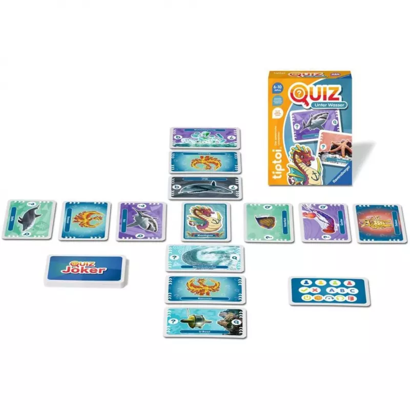 tiptoi Quiz Unterwasser, juego de preguntas