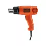 Pistola de aire caliente Black & Decker KX1650 — 1750 W, hasta 600 °C, caudal de aire 570–740 l/min, cable de 2 m, 600 g