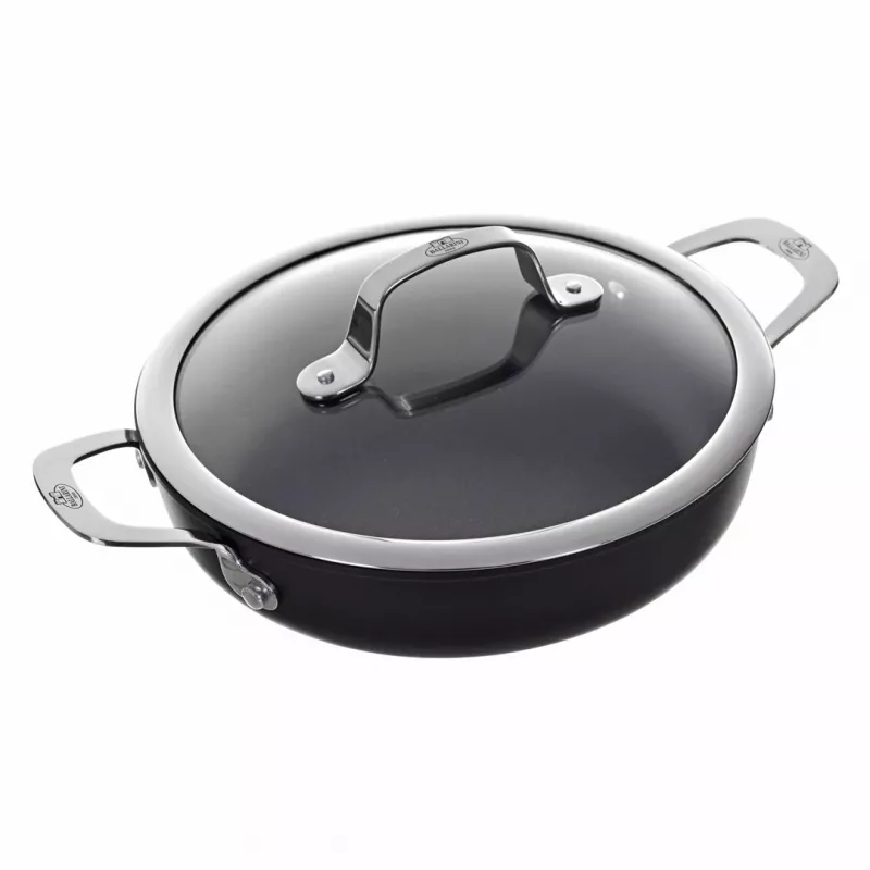 Sartén profunda BALLARINI Alba ALBG3ED.24D con 2 asas 24 cm