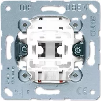 JUNG 532 U - Interruptor de pulsador - 2P - Cableado - Metálico - 250 V - 10 A