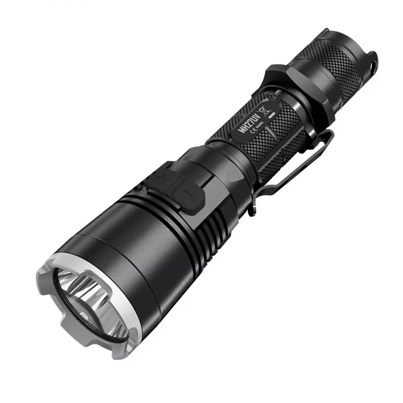 Linterna de mano LED Nitecore MH27UV negra