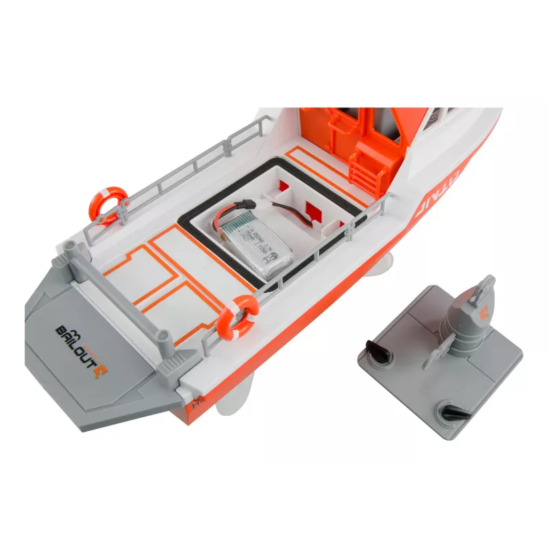 Amewi lancha de rescate brushless propulsión a chorro 320mm RTR blanco/naranja (26116)