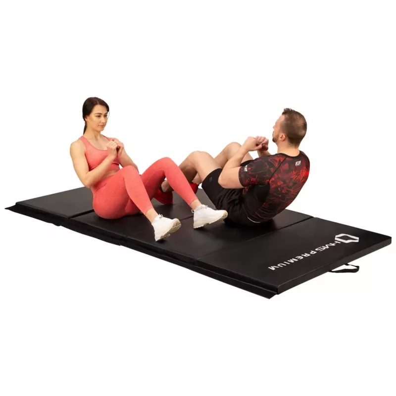 Esterilla de gimnasia plegable negra HMS Premium MGS01