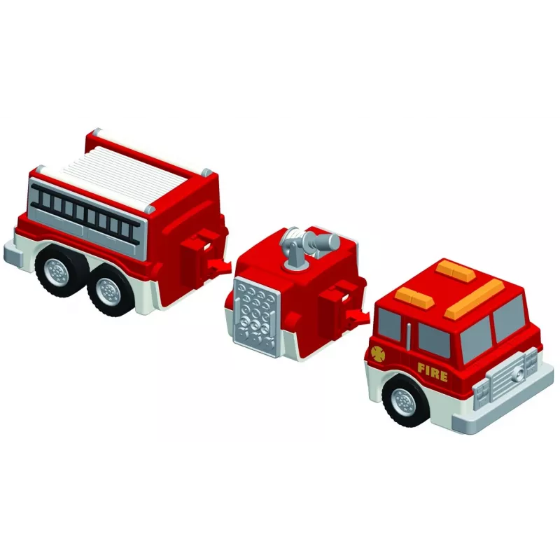 Set de vehículos Popular Playthings Mix or Match Vehicles Fire and Rescue