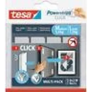Tesa Tiras de montaje Powerstrips CLICK 6 pares M 8 L (77723-00020-00)