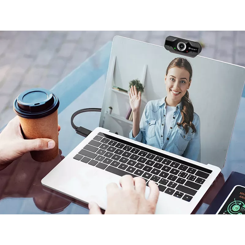 Webcam Tracer WEB007 2 MP 1920 x 1080 píxeles USB 2.0 negra
