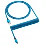 CableMod Classic cable en espiral para teclado CM-CKCA-MLB-KLB150KLB-R, de Micro USB a USB-A, 150 cm, azul (Spectrum Blue)
