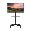 Soporte de suelo para TV Gembird con ruedas (inclinable) para 32–55 pulgadas, VESA 100x100–400x400, carga máx. 30 kg, negro