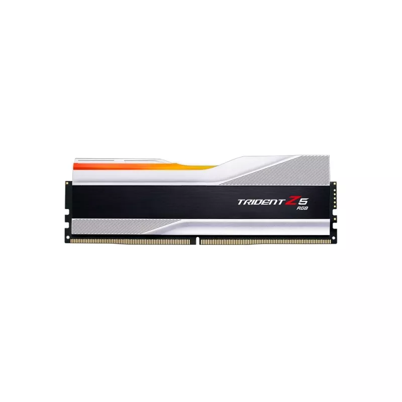 DIMM 32 GB DDR5-6000 (2x 16 GB) Dual-Kit, memoria RAM plateada, F5-6000J3040F16GX2-TZ5RS, Trident Z5 RGB, INTEL XMP