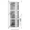 Thermaltake AX500 Grand Tour Caja E-ATX con ventana lateral de cristal (Blanco)