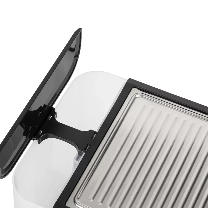 Jata JECA2525 cafetera espresso, 20 bar, 850 W, depósito de agua de 1,8 l, tubo de vapor, negra / acero inoxidable