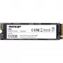SSD interna PATRIOT P300 512 GB M.2 PCIe NVMe — Lectura 1700 MB/s, Escritura 1200 MB/s, 3D NAND, 3,8 mm, TBW 240
