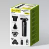 Set de afeitado Maestro MR-676 3 en 1 USB recargable diseño compacto