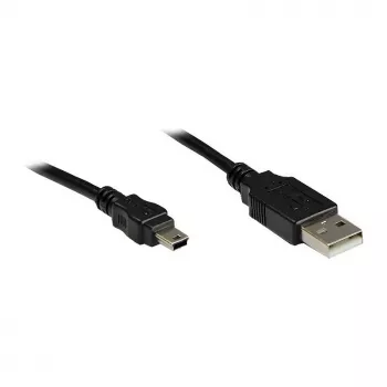 Cable USB Good Connections 5m conector A a conector Mini-B de 5 polos