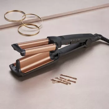 BaByliss Deep Waves rizador Warm Black, Orange 98,4 (2,5 m)