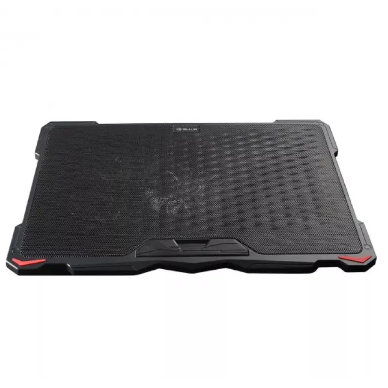 Base refrigeradora Tellur Basic 17, 5 ventiladores, LED, negra
