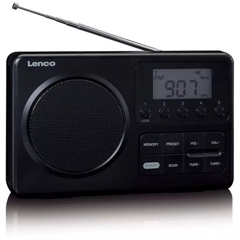 Lenco MPR-035BK radio, negra