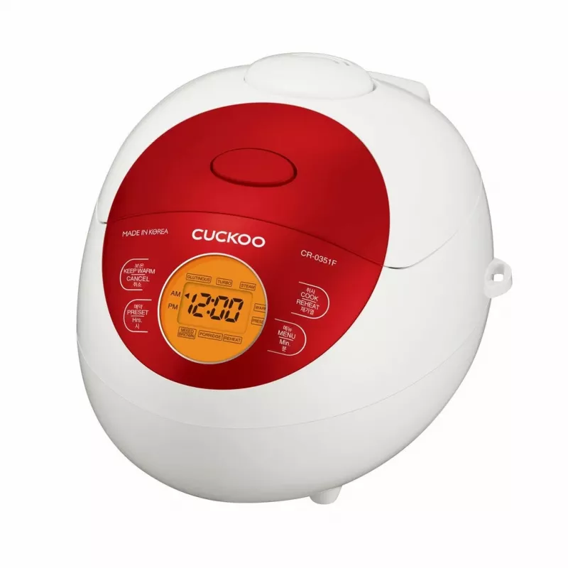 Olla arrocera Cuckoo CR-0351F RED 0,54 L 425 W roja, blanca