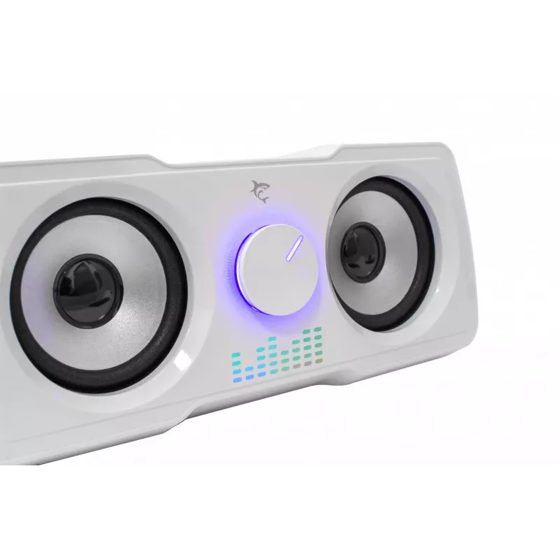 White Shark GSP-968 Mood RGB Gaming 2.2 sistema de altavoces blanco
