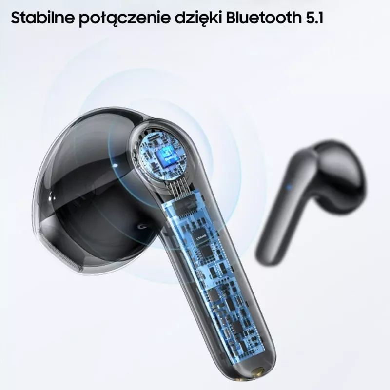 Auriculares USAMS TWSXH Series Dual Mic Wireless azul/azul BHUXH03