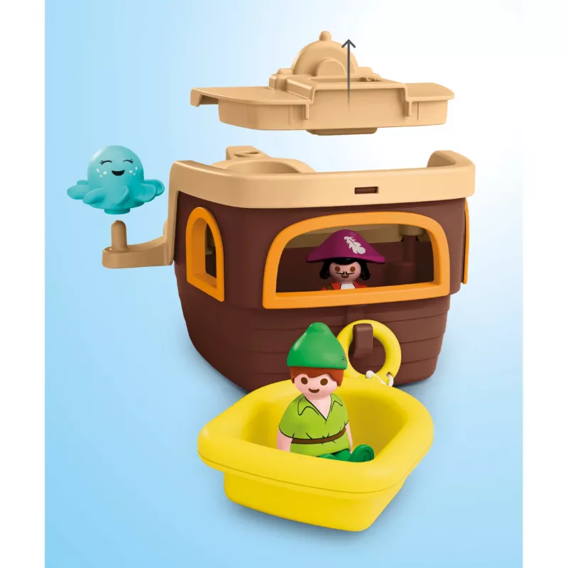 Set de figuras JUNIOR & Disney barco pirata de Peter Pan