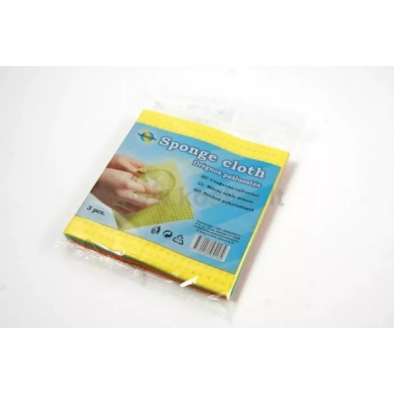 Paño de limpieza húmedo no especificado K33-0091, 15×16 cm, pack de 3