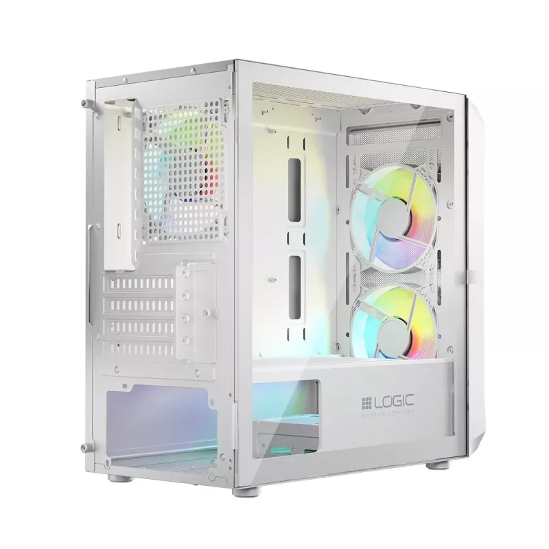 Carcasa Logic PORTOS ARGB MINI USB 3.0 Blanca