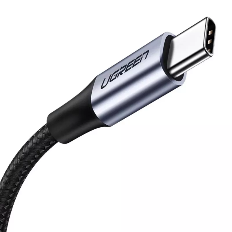 Cable USB-C a DisplayPort UGREEN 1 m — USB-C (conector macho) a DisplayPort (conector macho), conectores rectos, negro