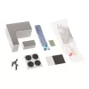 Carcasa de aluminio Akasa para Raspberry Pi 4B con kit térmico - plateada (A-RA09-M1S)