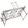 Mesa de marco abierta Streacom BC1 V2 plata — soporte ATX, plataforma de prueba y montaje