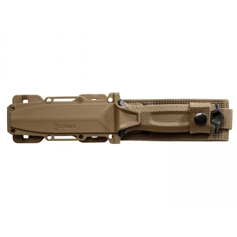 Cuchillo de supervivencia GERBER Strongarm Fixed Serrated Coyote
