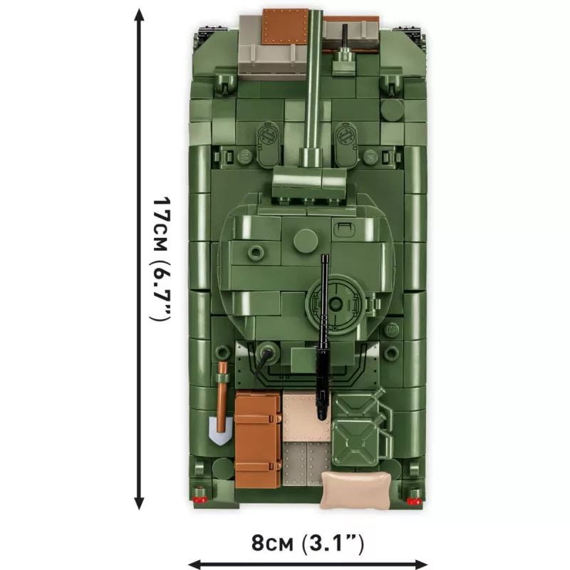 Piezas de construcción M4A1 Sherman 663 piezas