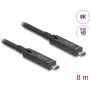 DeLOCK cable USB USB 3.2 Gen 2 8m USB C negro 84256