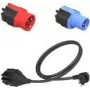 Adaptador de enchufe NRGkick NRGkick Smart Attachment Set Standard negro azul rojo