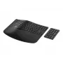 HP 960 Teclado inalámbrico ergonómico, Tamaño completo (100%), inalámbrico, RF Wireless + Bluetooth, Membrana, Negro