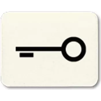 JUNG Símbolo para tapa KO 33T ST550 Puerta blanca 33T (33T)
