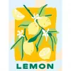 Ravensburger CreArt set de pintura – Limones (diseño 25515) para proyectos de pintura sobre lienzo
