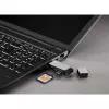 Hama 123900 lector de tarjetas USB 3.0 SD/microSD, aluminio, negro/plata