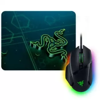 Pack de ratón gaming y alfombrilla portátil Razer Basilisk V3 con Goliathus Mobile (negro)