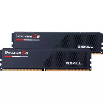 DIMM 48 GB DDR5-6000 (2x 24 GB) Dual-Kit, memoria RAM negra, F5-6000J4048F24GX2-RS5K, Ripjaws S5, INTEL XMP