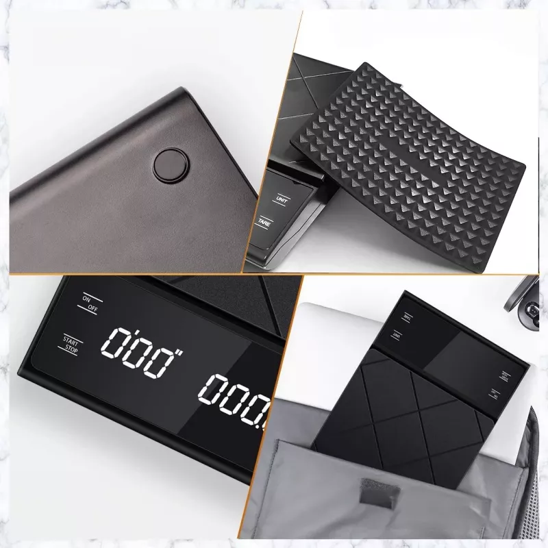 Báscula de cocina Extralink EX.32266 con pantalla LCD – báscula para café, compacta para uso doméstico