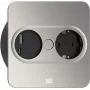 Enchufe tipo F + USB A + USB C Bachmann 946.005 acero inoxidable