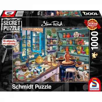 Steve Read: Secret Puzzles - Taller de artista (1000 piezas)